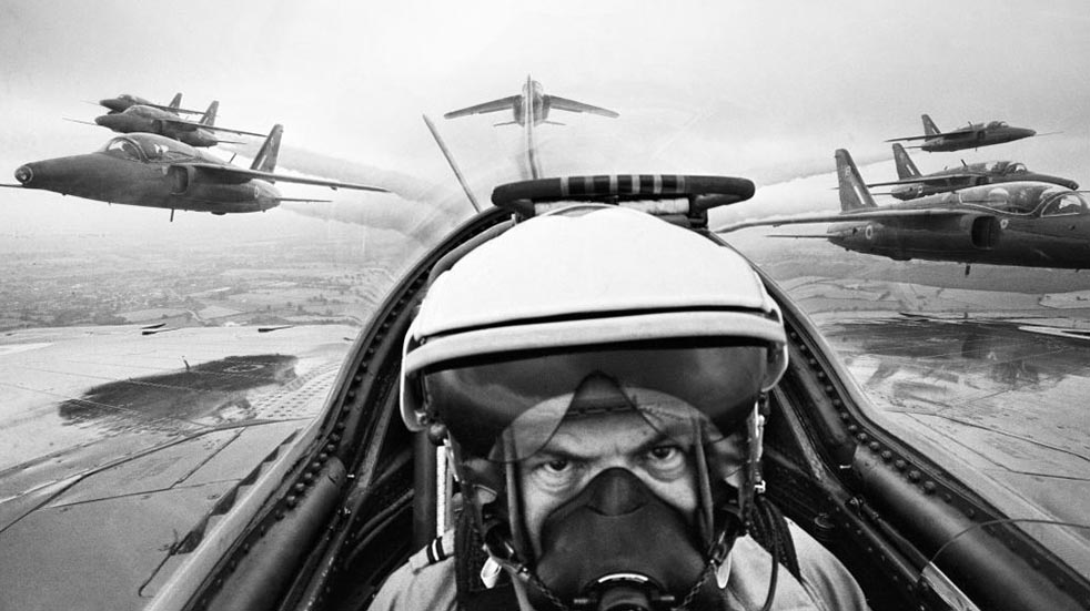 The Red Arrows history inside cockpit